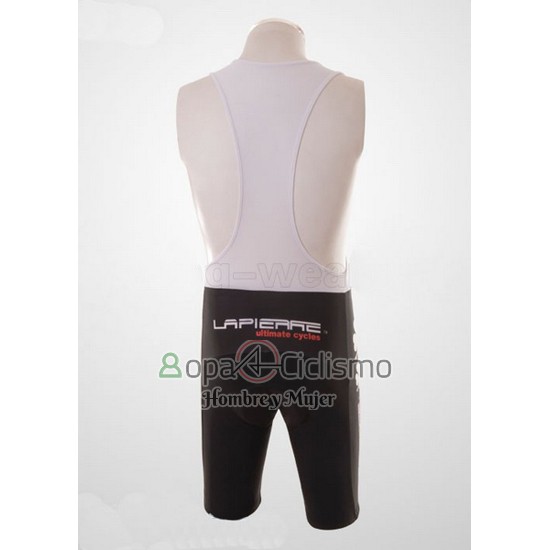 Fdj Ropa Ciclismo Culotte Corto 2010 Mangas Cortas Blanco y Negro